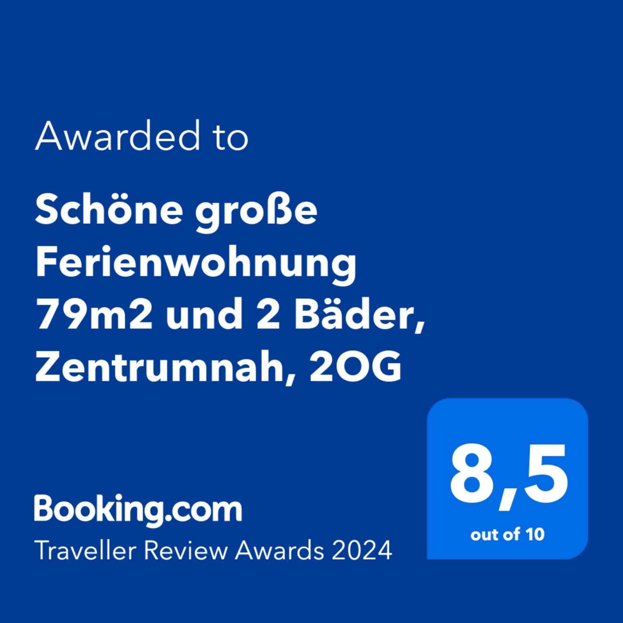 Schoene Grosse Ferienwohnung 79M2 Und 2 Baeder, Zentrumnah, 2Og Erfurt Esterno foto